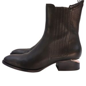 Alexander Wang Leather Mid-Calf Boots